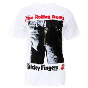 New! The Rolling Stones Bravado 2009 Sticky Fingers T-Shirt Size Small (34-36)